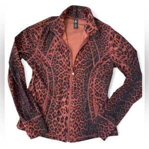 90 DEGREE BY REFLEX LEOPARD TRACK JACKET!!